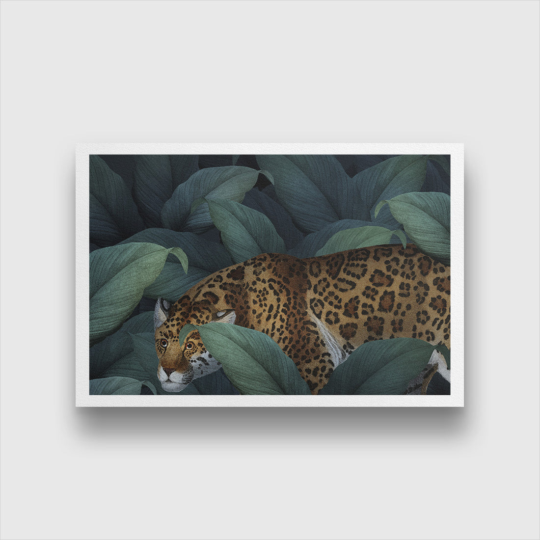 Jaguar painting 3 : 2 Horizontal Premium Wall Art Canvas by MeriDeewar