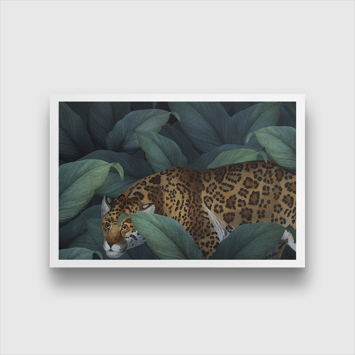 Jaguar painting 3 : 2 Horizontal Premium Wall Art Canvas by MeriDeewar