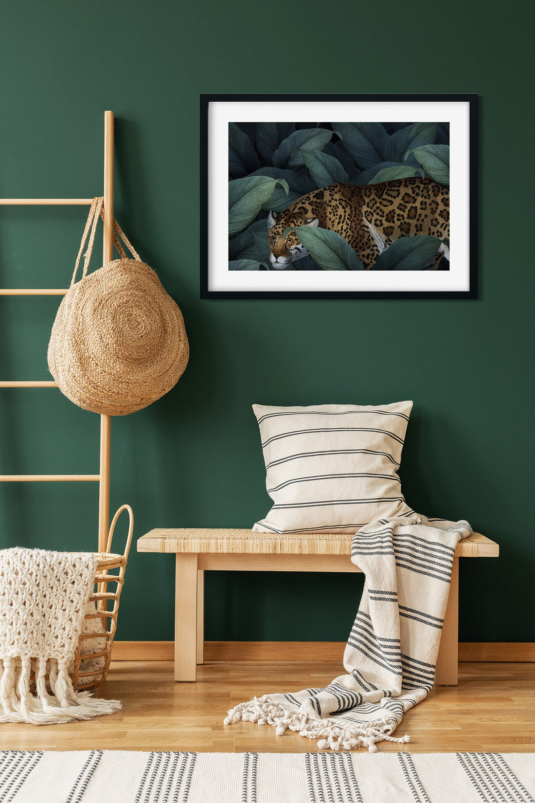 Jaguar painting 3 : 2 Horizontal Premium Wall Art Canvas by MeriDeewar