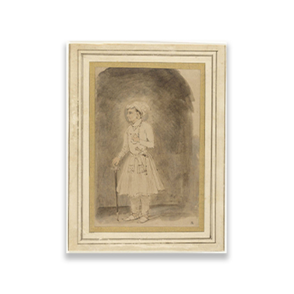 Jahangir Painting - Meri Deewar 3 : 4 Vertical Premium Wall Art Canvas by MeriDeewar