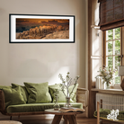 Jaisalmer Chhatris Wall Painting 2 : 1 Horizontal Premium Wall Art Canvas by MeriDeewar