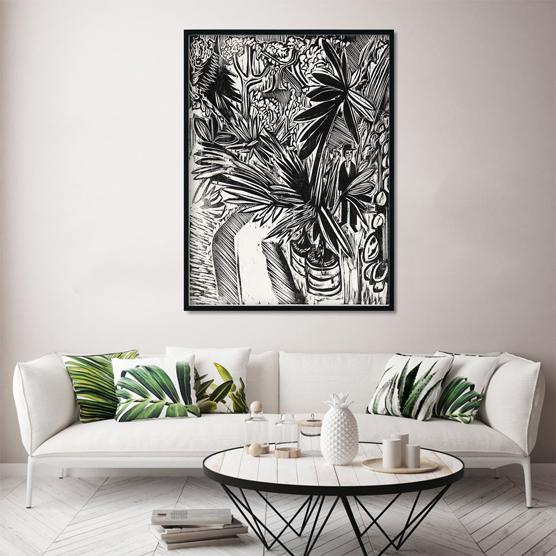 Jena Painting - MeriDeewar 3 : 4 Vertical Premium Wall Art Canvas by MeriDeewar