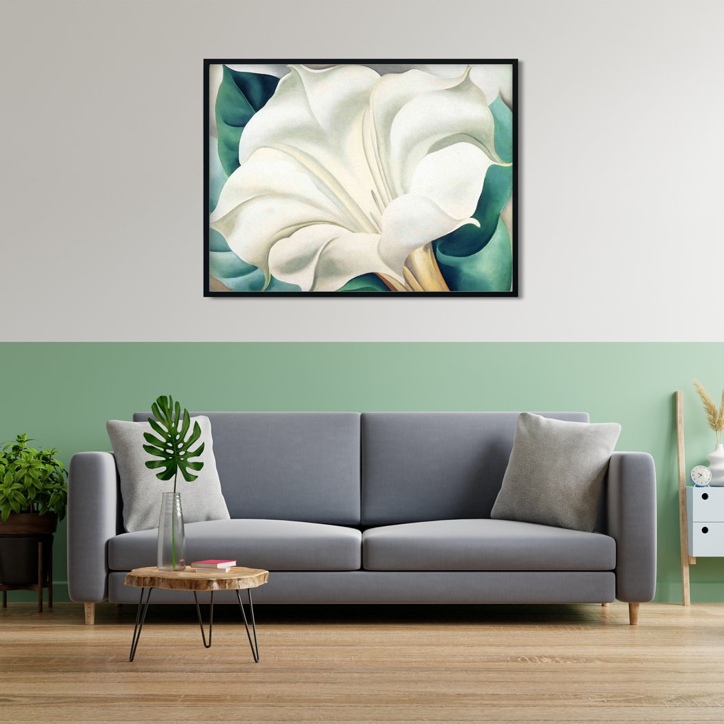 jimson weed Painting - Meri Deewar 4 : 3 Horizontal Premium Wall Art Canvas by MeriDeewar
