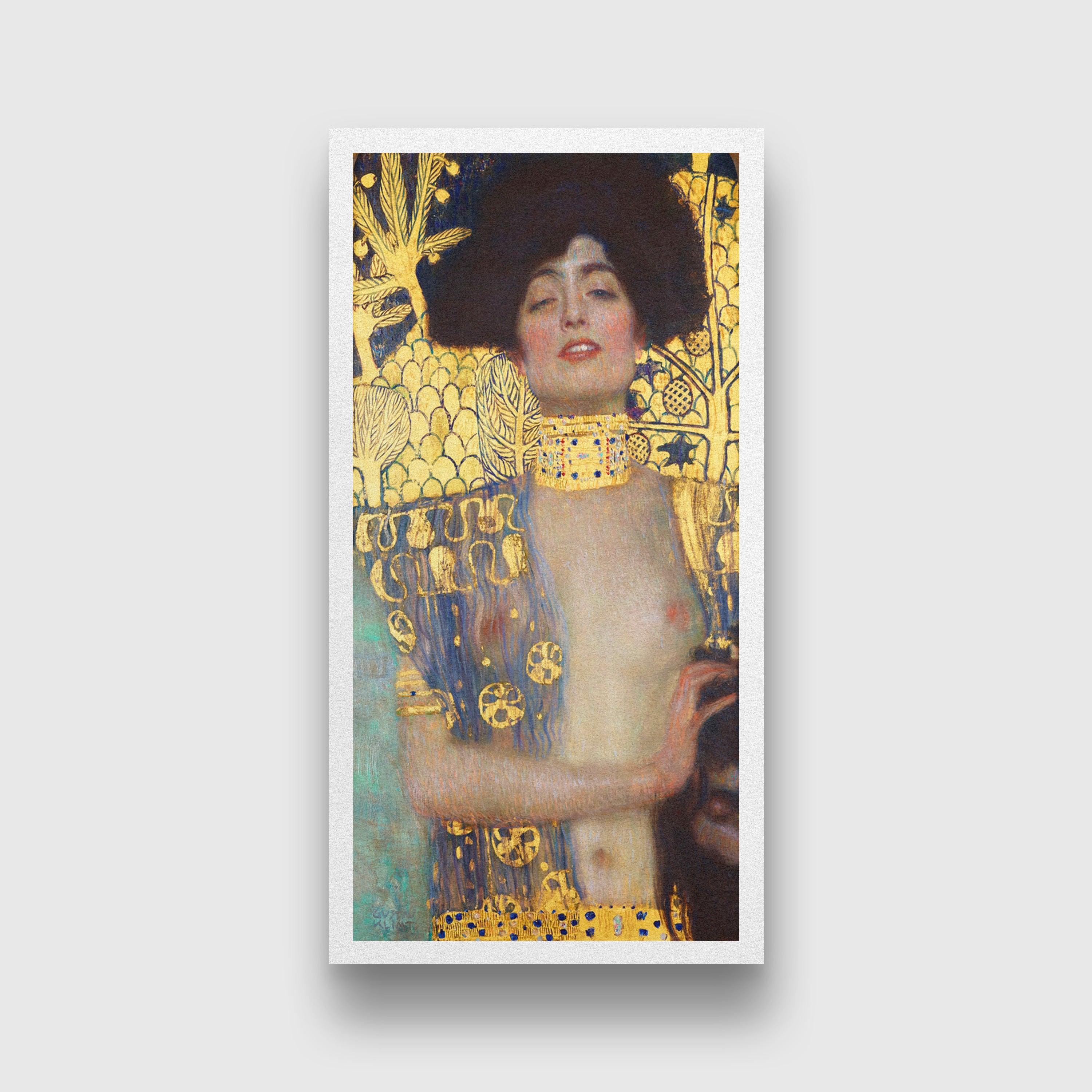 Judith and the Head of Holofernes painting 1 : 2 Vertical Premium Wall Art Canvas by MeriDeewar