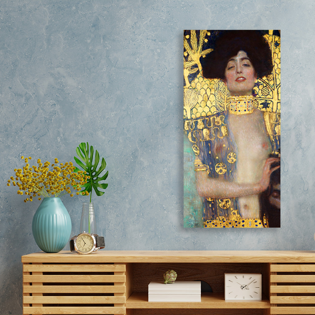 Judith and the Head of Holofernes painting 1 : 2 Vertical Premium Wall Art Canvas by MeriDeewar