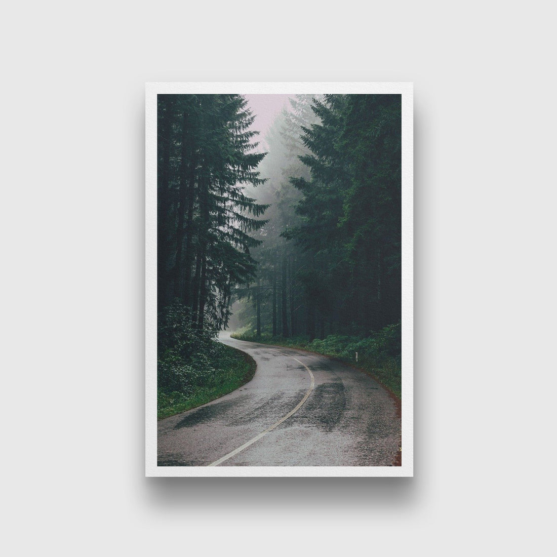 Jungle Path Wall Art Painting - Meri Deewar 2 : 3 Vertical Premium Wall Art Canvas by MeriDeewar