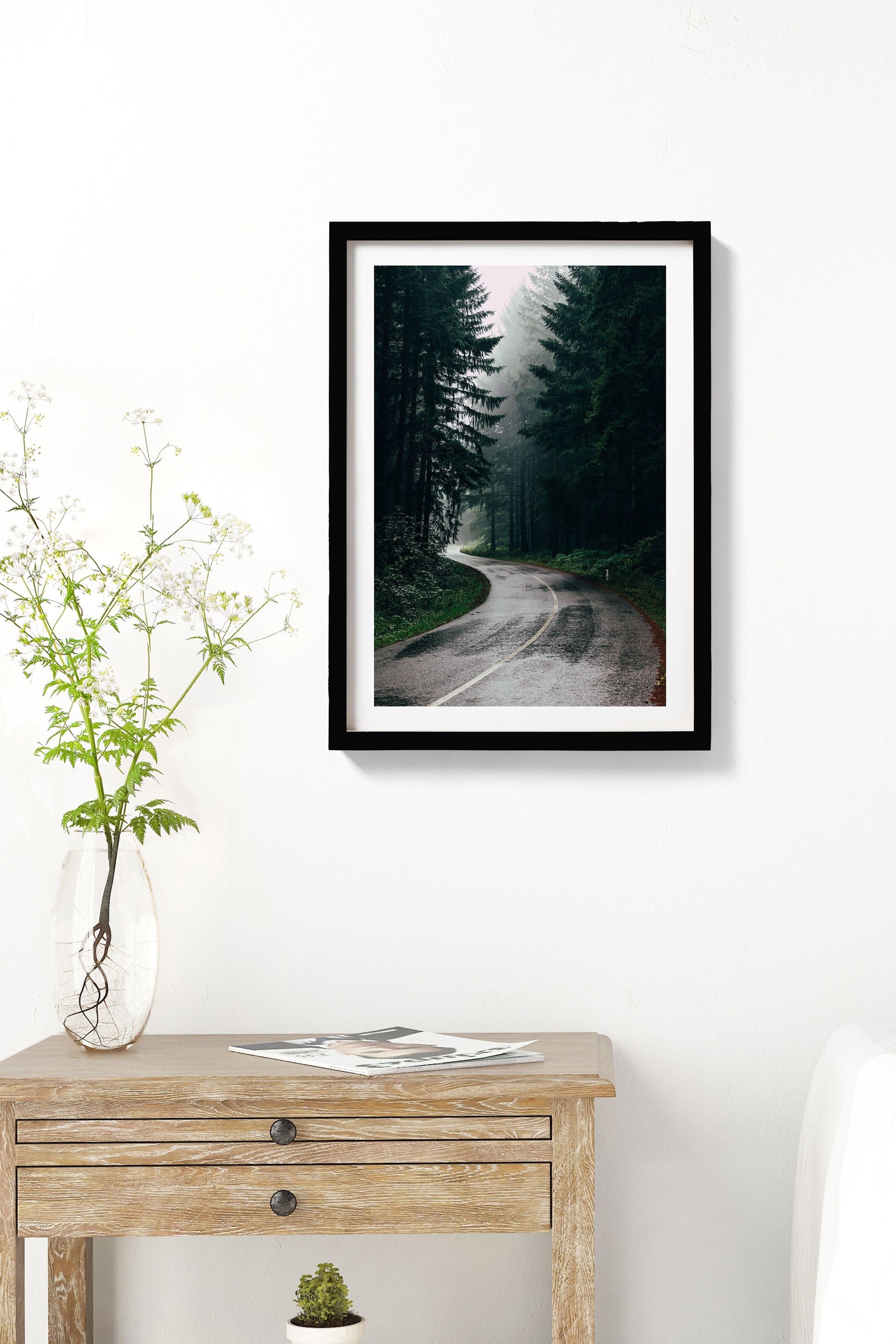 Jungle Path Wall Art Painting - Meri Deewar 2 : 3 Vertical Premium Wall Art Canvas by MeriDeewar