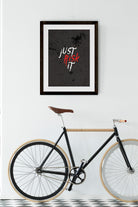 Just Risk It _ poster Poster A3 / Poster Premium Wall Art Canvas by MeriDeewar
