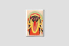 Kali holding a demon's head Painting - Meri Deewar 2 : 3 Vertical Premium Wall Art Canvas by MeriDeewar