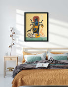 Kali Painting 4 :5 Vertical Premium Wall Art Canvas by MeriDeewar