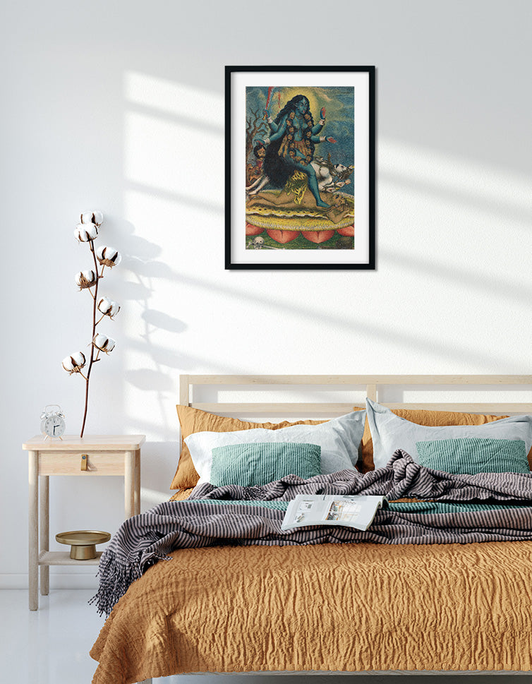 kali Painting 4 :5 Vertical Premium Wall Art Canvas by MeriDeewar