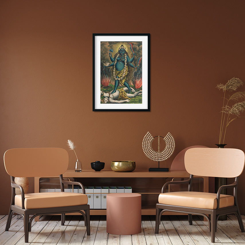 Kali tara Painting 2 : 3 Vertical Premium Wall Art Canvas by MeriDeewar