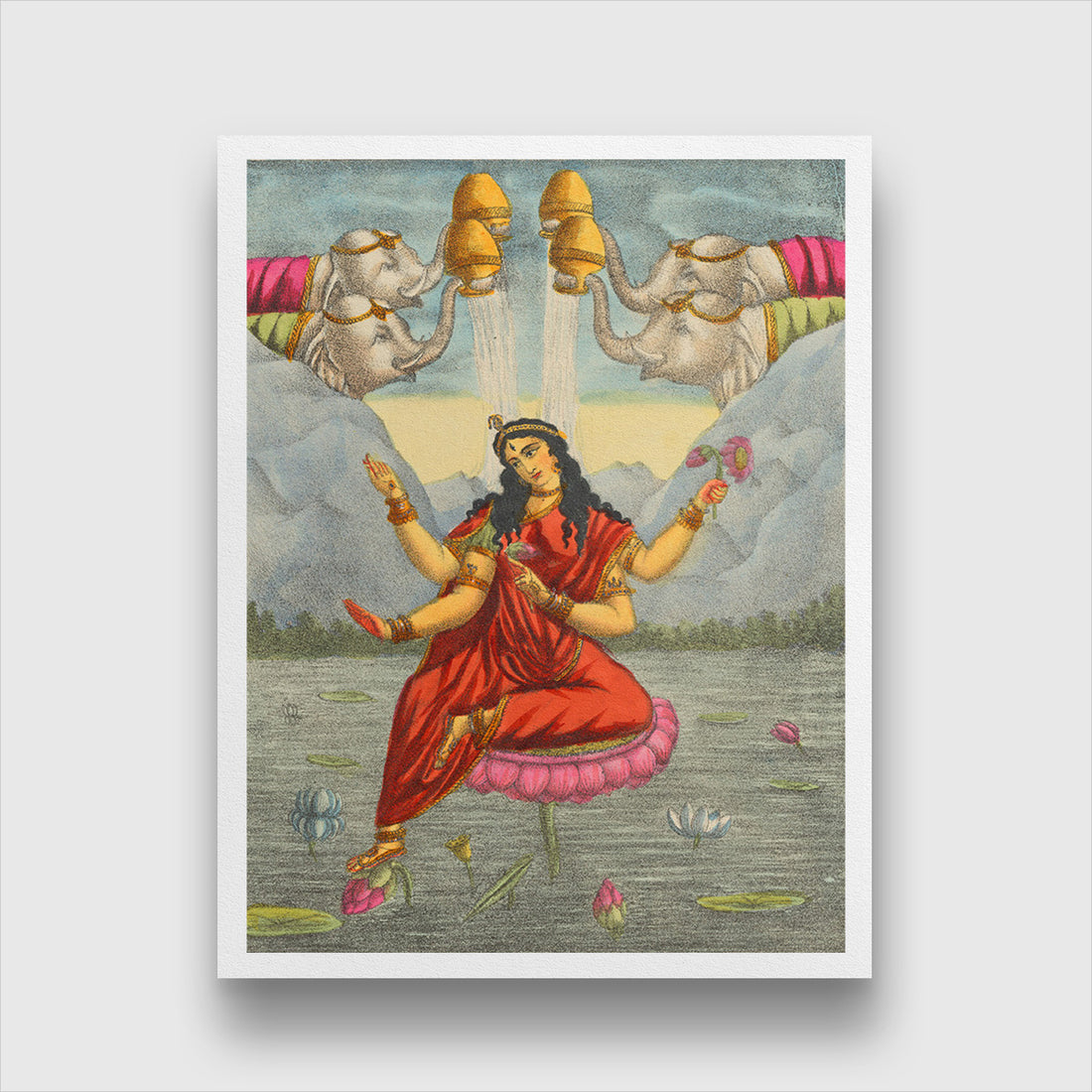 Kamalatmika Painting 3 : 4 Vertical Premium Wall Art Canvas by MeriDeewar