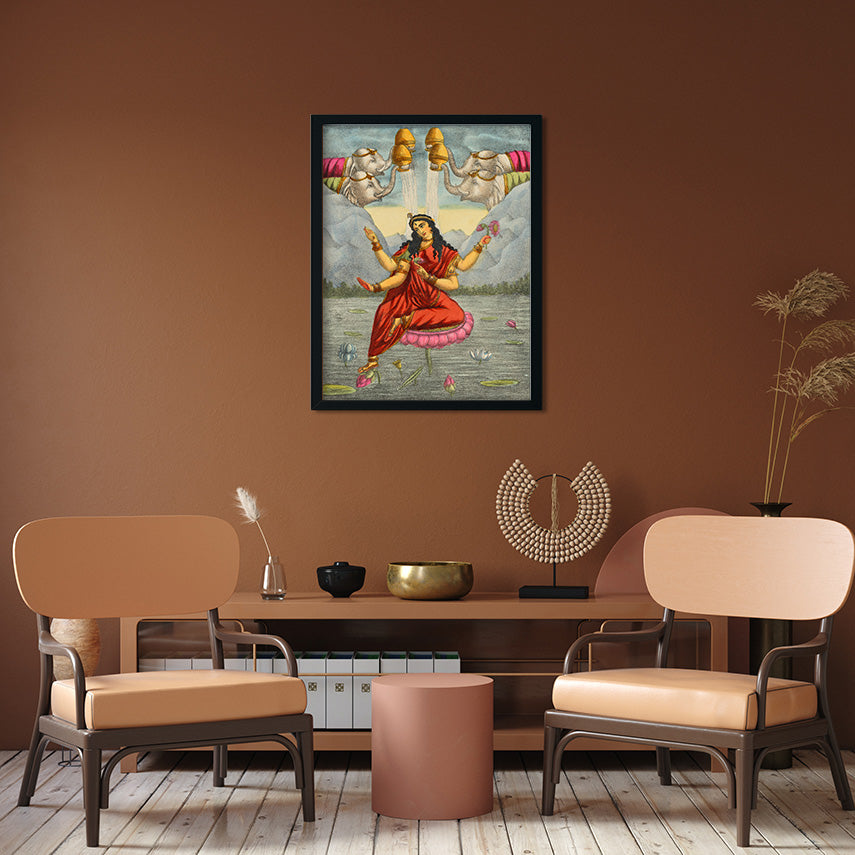 Kamalatmika Painting 3 : 4 Vertical Premium Wall Art Canvas by MeriDeewar