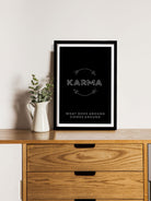 Karma_ Poster Poster A3 / Poster Premium Wall Art Canvas by MeriDeewar