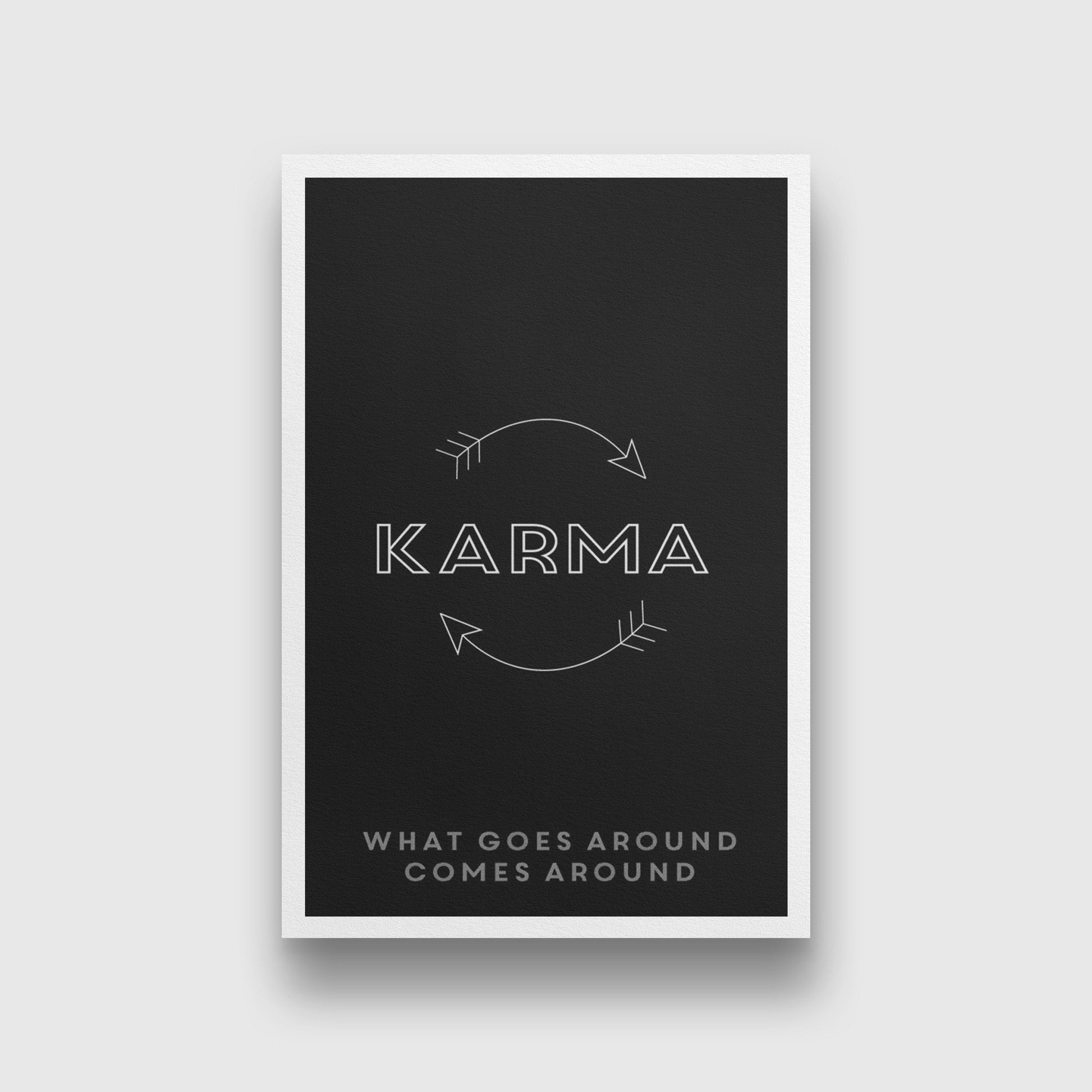 Karma Art Painting - Meri Deewar 2 : 3 Vertical Premium Wall Art Canvas by MeriDeewar
