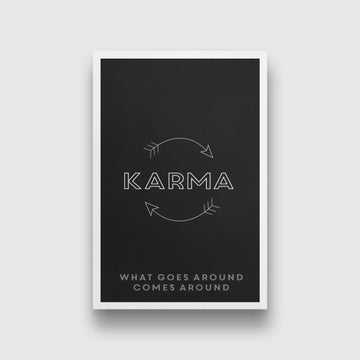 Karma Art Painting - Meri Deewar 2 : 3 Vertical Premium Wall Art Canvas by MeriDeewar