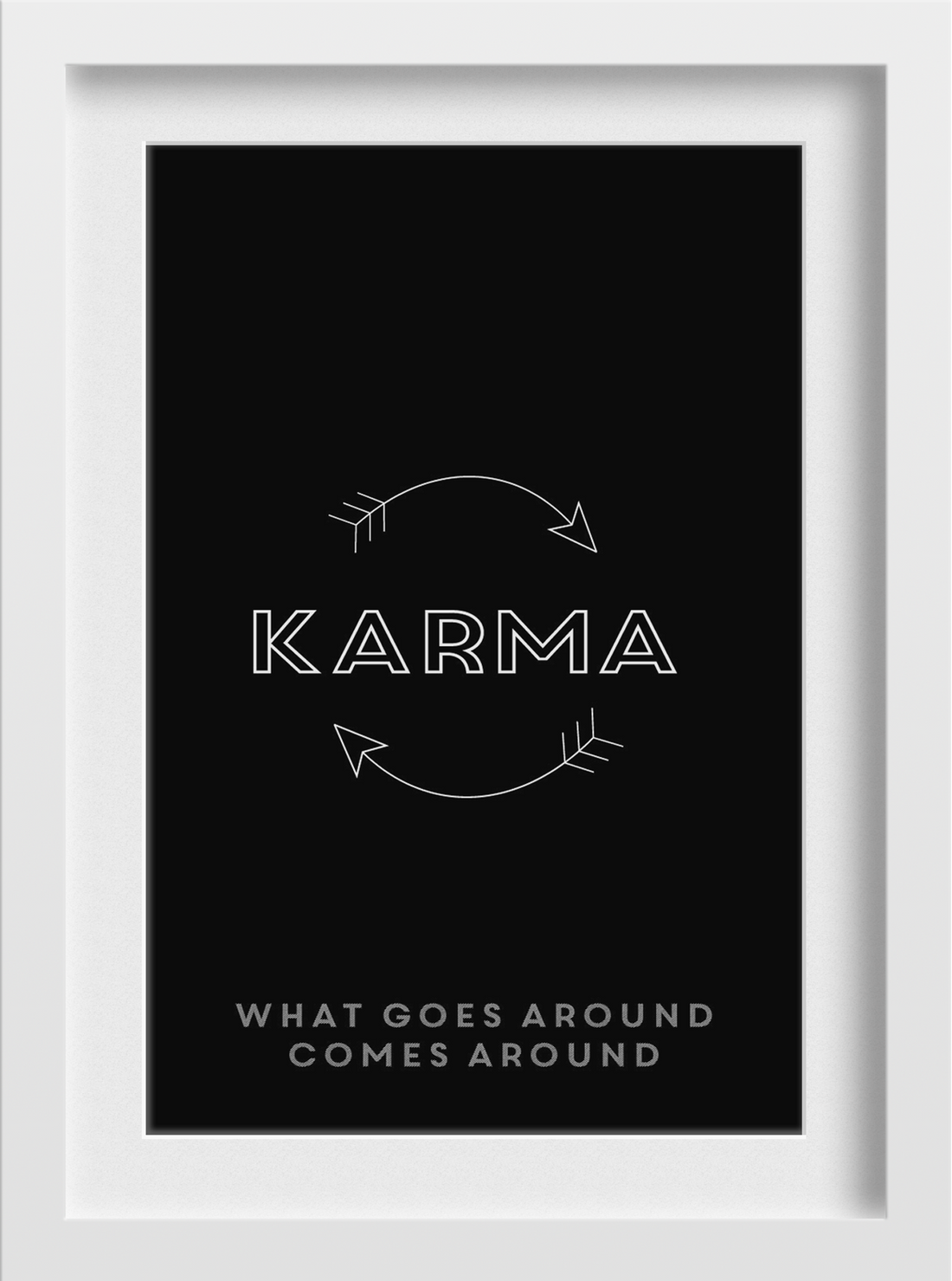 Karma Art Painting - Meri Deewar 2 : 3 Vertical Premium Wall Art Canvas by MeriDeewar