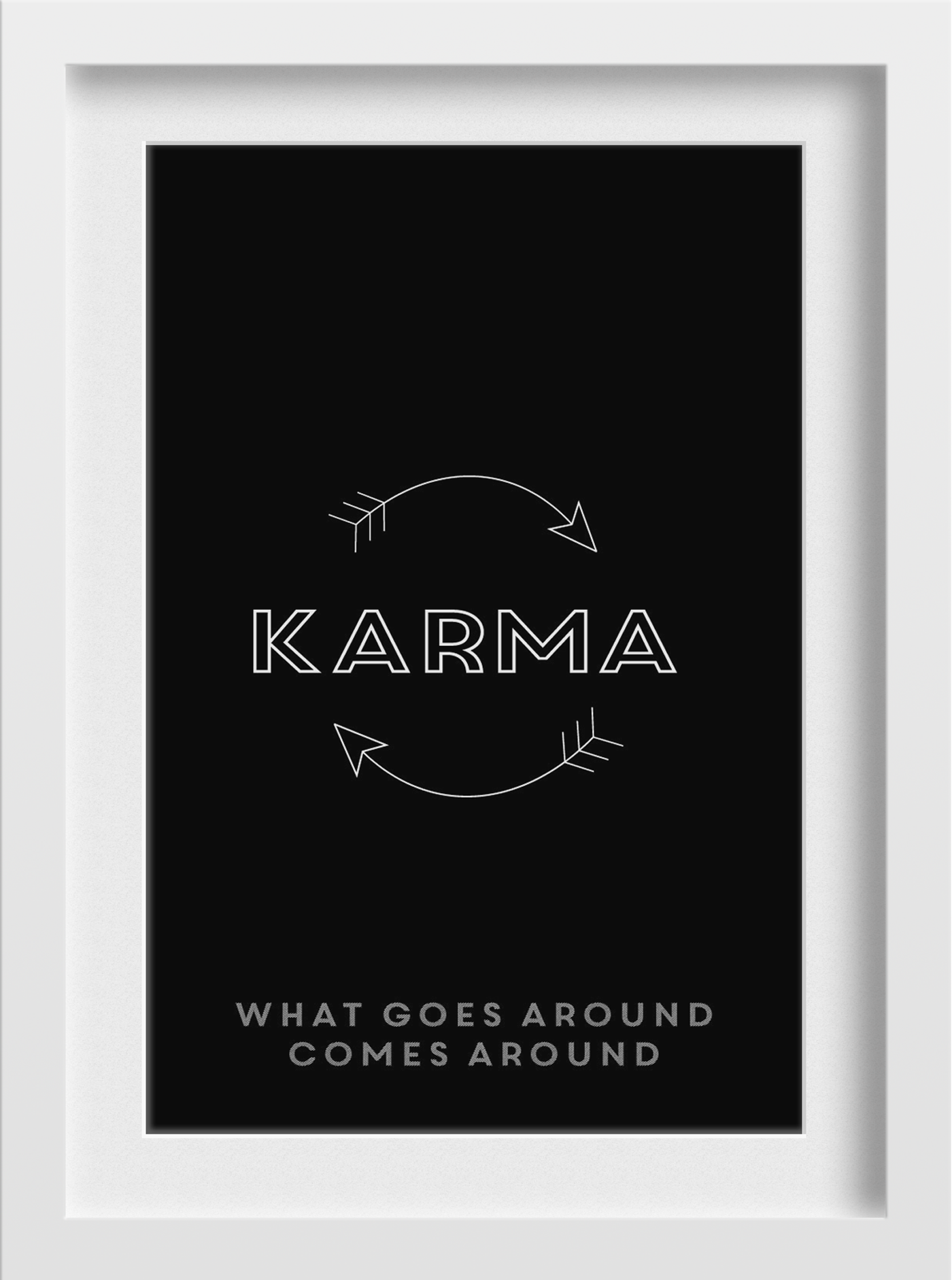 Karma Art Painting - Meri Deewar 2 : 3 Vertical Premium Wall Art Canvas by MeriDeewar