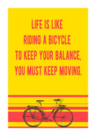 Keep Moving Poster Poster A3 / Poster Premium Wall Art Canvas by MeriDeewar