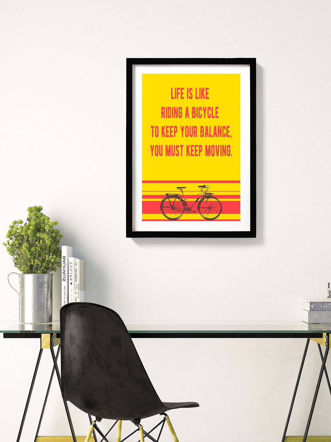 Keep Moving Poster Poster A3 / Poster Premium Wall Art Canvas by MeriDeewar
