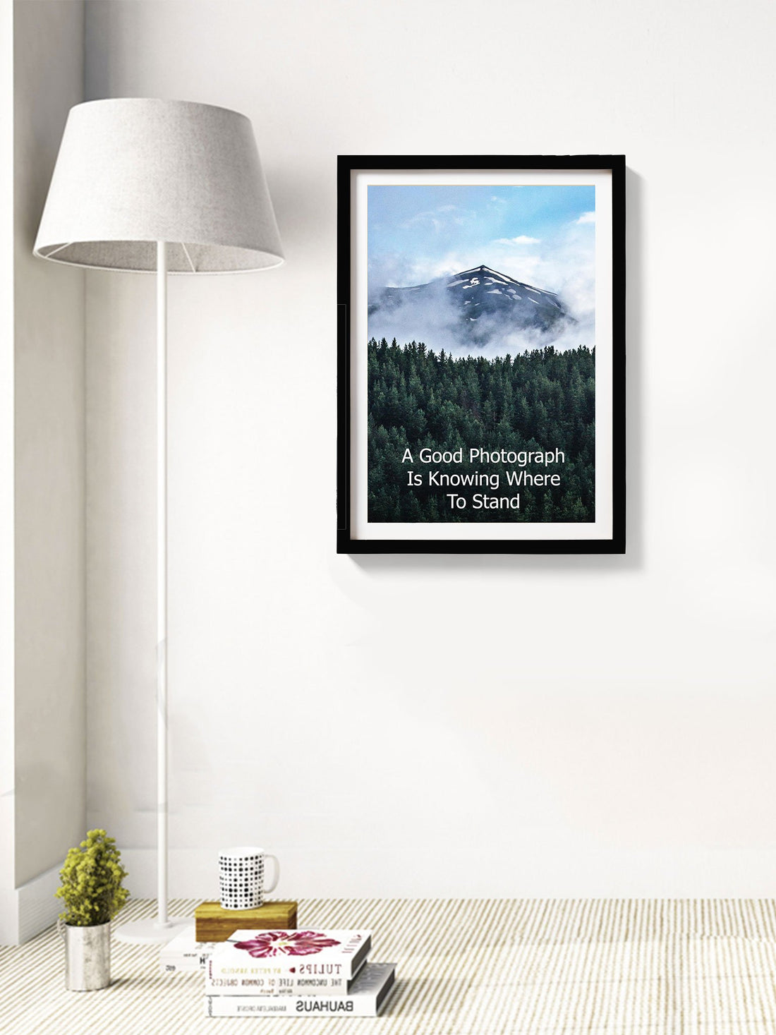 Knowing where to stand poster Poster A3 / Poster Premium Wall Art Canvas by MeriDeewar