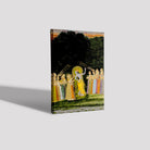 Krishna And Gopis Painting - Meri Deewar 2 : 3 Vertical Premium Wall Art Canvas by MeriDeewar