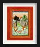 Krishna And Gopis Painting - Meri Deewar 3 : 4 Vertical Premium Wall Art Canvas by MeriDeewar