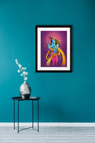 Krishna Artwork Painting - Meri Deewar 3 : 4 Vertical Premium Wall Art Canvas by MeriDeewar