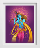 Krishna Artwork Painting - Meri Deewar 3 : 4 Vertical Premium Wall Art Canvas by MeriDeewar