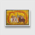 Krishna Painting 3 : 2 Horizontal Premium Wall Art Canvas by MeriDeewar