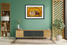 Krishna Painting 3 : 2 Horizontal Premium Wall Art Canvas by MeriDeewar