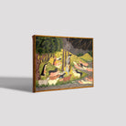 Krishna Summoning The Cows Painting - Meri Deewar 4 : 3 Horizontal Premium Wall Art Canvas by MeriDeewar
