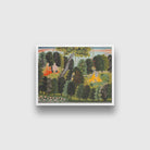 Krishna Waiting For Radha Painting - Meri Deewar 4 : 3 Horizontal Premium Wall Art Canvas by MeriDeewar