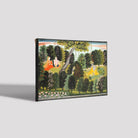 Krishna Waiting For Radha Painting - Meri Deewar 4 : 3 Horizontal Premium Wall Art Canvas by MeriDeewar