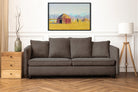 Kyrgyz tent on the chu river-Meri Deewar Painting - Meri Deewar 3 : 2 Horizontal Premium Wall Art Canvas by MeriDeewar