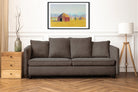 Kyrgyz tent on the chu river-Meri Deewar Painting - Meri Deewar 3 : 2 Horizontal Premium Wall Art Canvas by MeriDeewar