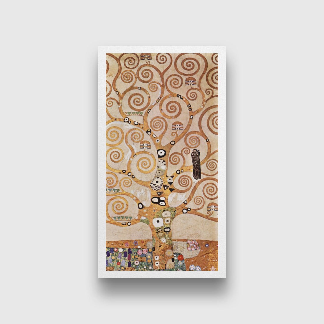 L_Arbre de Vie painting 1 : 2 Vertical Premium Wall Art Canvas by MeriDeewar