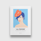 La Femme boho Painting 3 : 4.2 Vertical Premium Wall Art Canvas by MeriDeewar