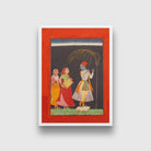 Lahula Ragaputra, Son of Dipak Raga, Folio from a Ragamala (Garland of Melodies) Painting - Meri Deewar 3 : 4.2 Vertical Premium Wall Art Canvas by MeriDeewar