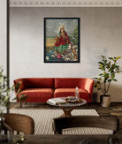 Lakshmi Painting 4 :5 Vertical Premium Wall Art Canvas by MeriDeewar