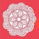 lam yoga chakra painting 1 : 1 Square Premium Wall Art Canvas by MeriDeewar
