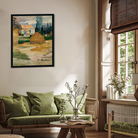 Landscape near Arles Painting 3 : 4 Vertical Premium Wall Art Canvas by MeriDeewar
