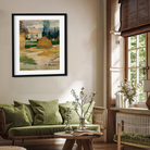 Landscape near Arles Painting 3 : 4 Vertical Premium Wall Art Canvas by MeriDeewar