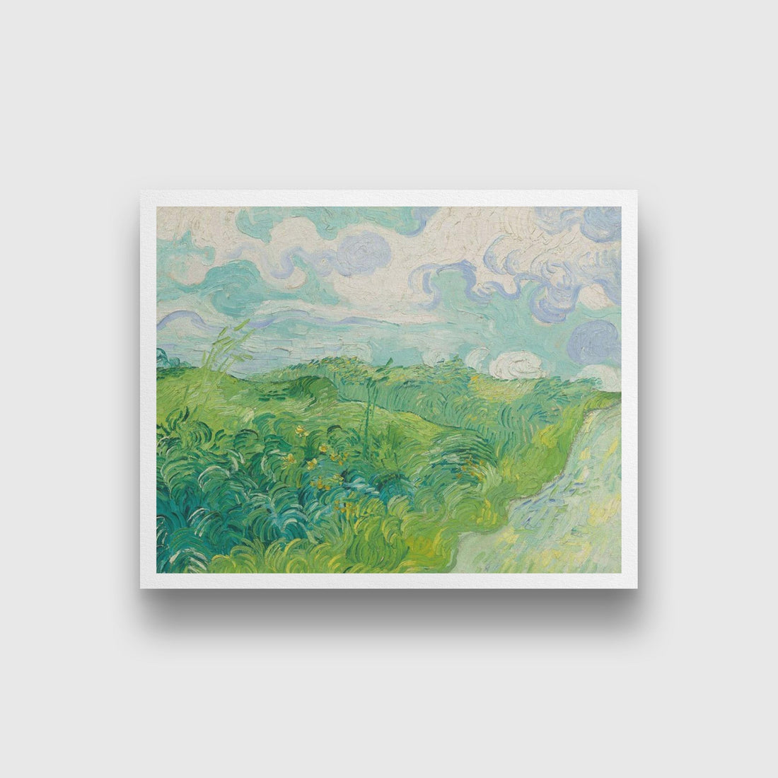 Landscape Painting - Meri Deewar 5 : 4 Horizontal Premium Wall Art Canvas by MeriDeewar