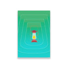 Lantern Lamp painting 2 : 3 Vertical Premium Wall Art Canvas by MeriDeewar
