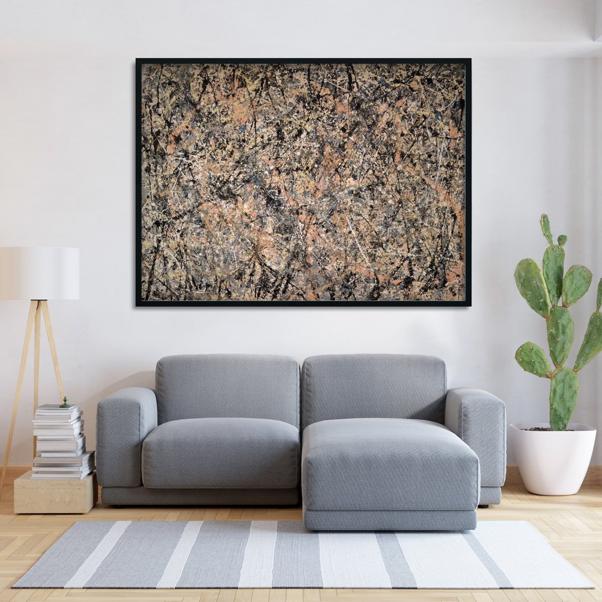 lavender mist Painting - Meri Deewar 4 : 3 Horizontal Premium Wall Art Canvas by MeriDeewar
