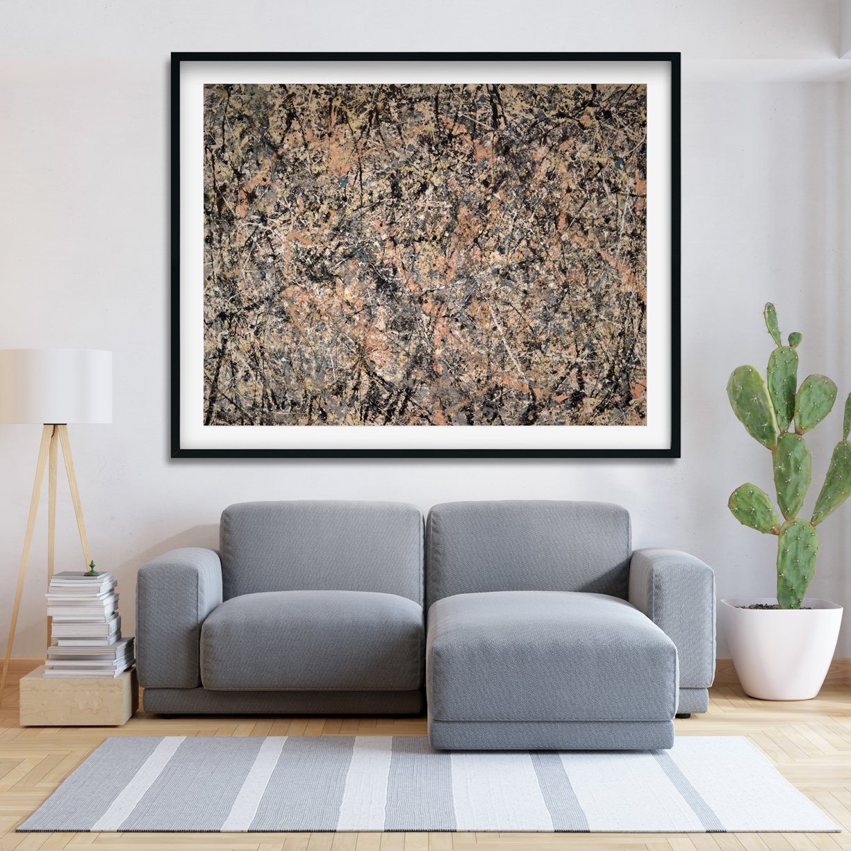 lavender mist Painting - Meri Deewar 4 : 3 Horizontal Premium Wall Art Canvas by MeriDeewar
