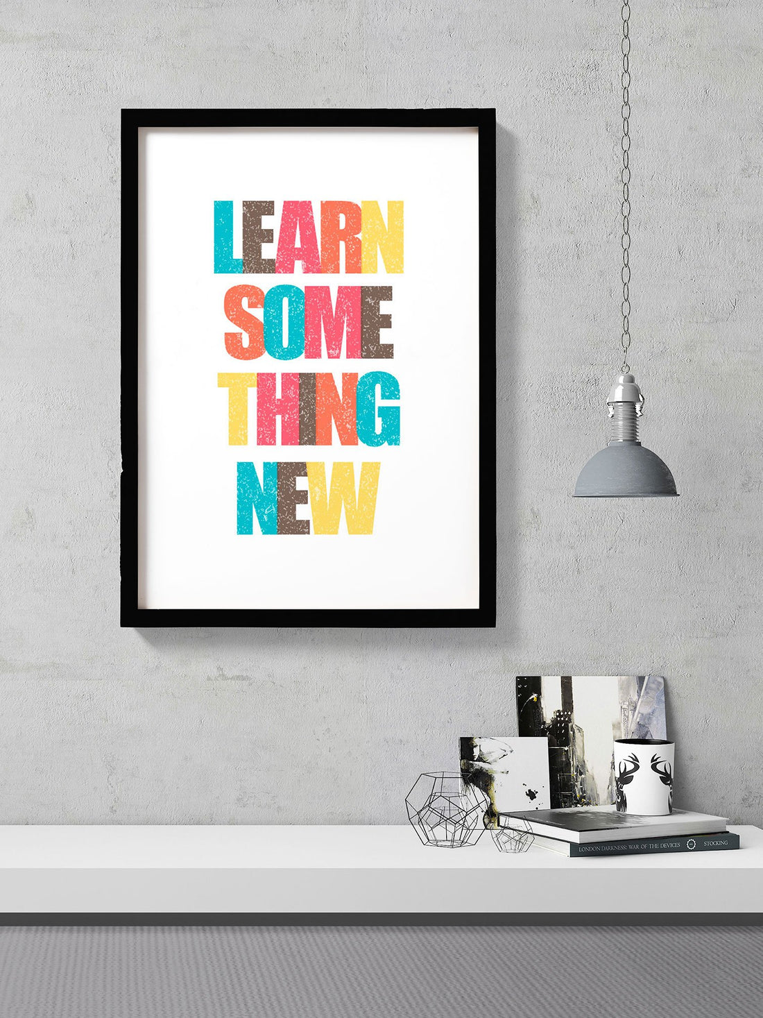 Learn Something Poster Poster A3 / Poster Premium Wall Art Canvas by MeriDeewar