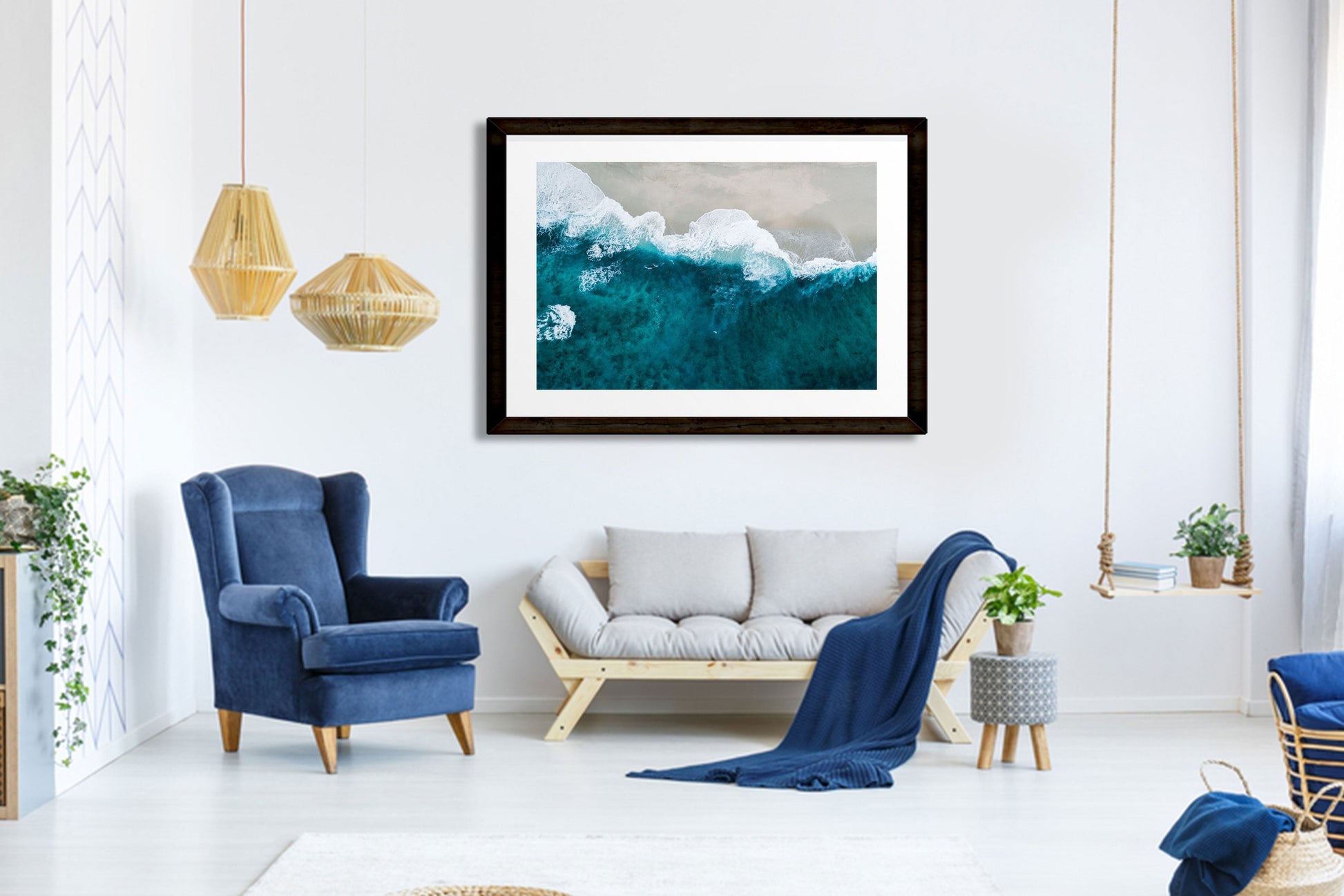 Leher Painting - Meri Deewar 3 : 2 Horizontal Premium Wall Art Canvas by MeriDeewar